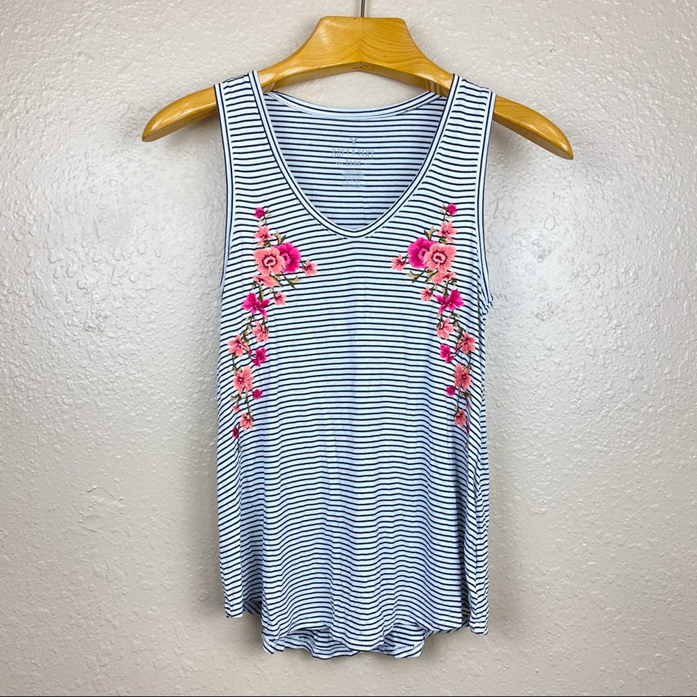 Striped Floral AE Soft & Sexy Tank